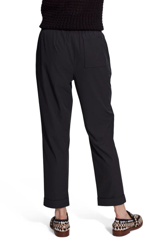 Shop Varley Everyly Cuff Tapered Pants In Black
