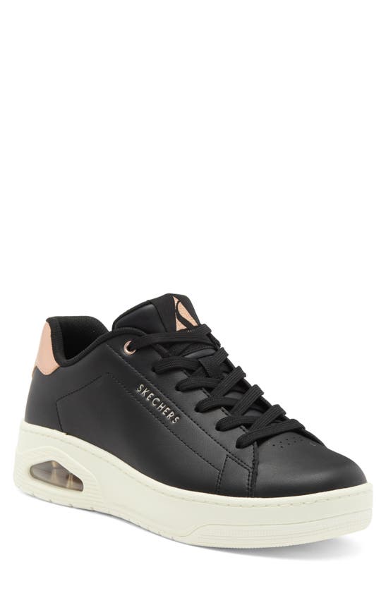 Shop Skechers Uno Court Courted Air Sneaker In Black