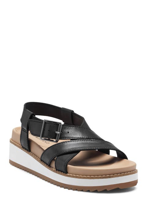 CC 26s Sandals 55 Black Sheepskin 650078