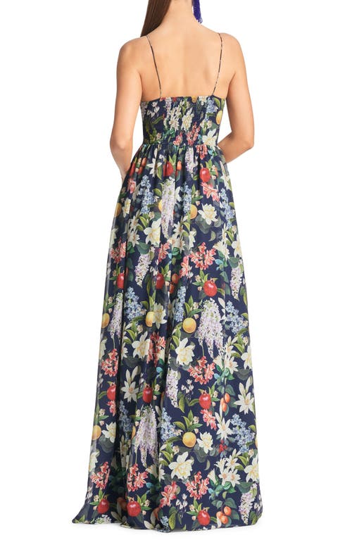 SACHIN & BABI SACHIN & BABI SIENNA FLORAL CHIFFON GOWN