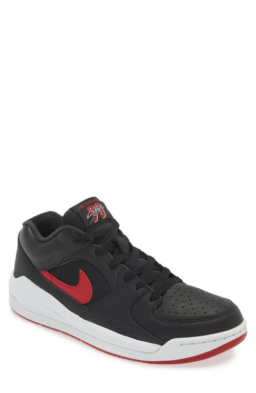 Shop Jordan Stadium 90 Sneaker In Black/gym Red/white