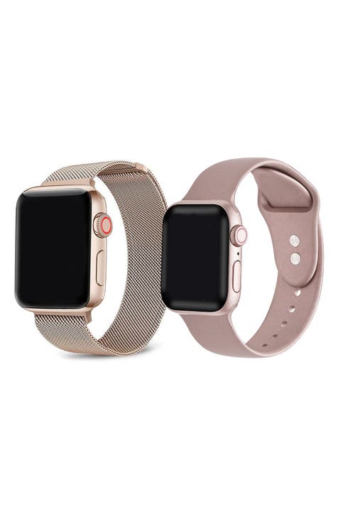 The Posh Tech Printed Silicone Band with Pins for Apple Watch Spring Floral / 38mm/40mm/41mm