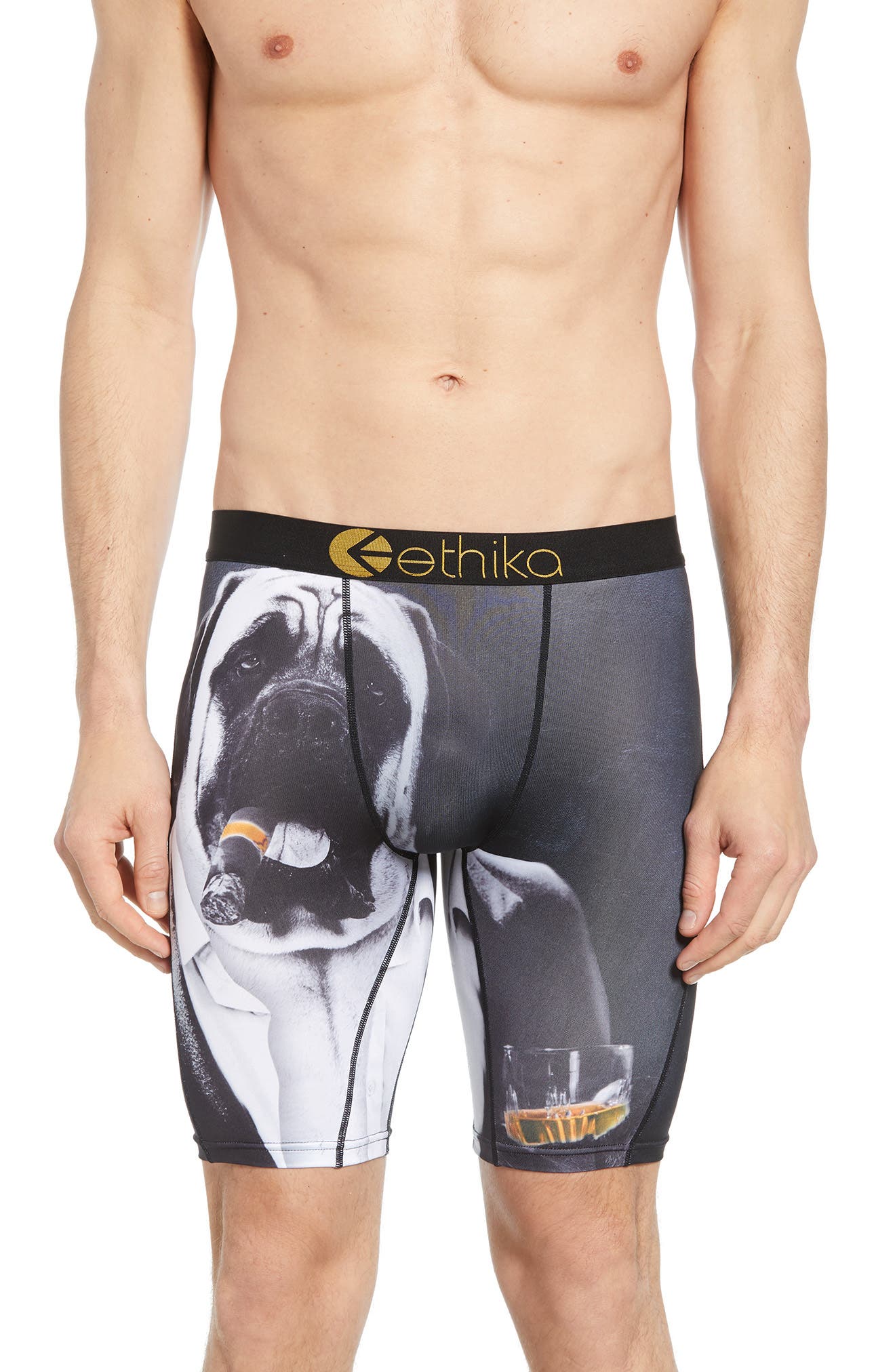 Ethika The Dog Father Boxer Briefs, Black
