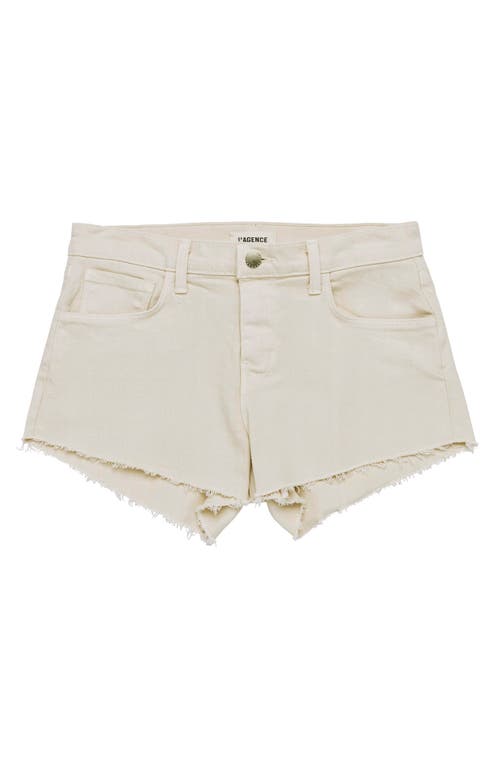 L Agence L'agence Audrey Cutoff Shorts In Biscuit