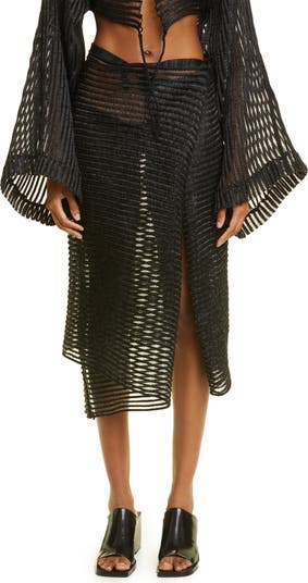 A. Roege Hove Patricia Long Drape Skirt | Nordstrom