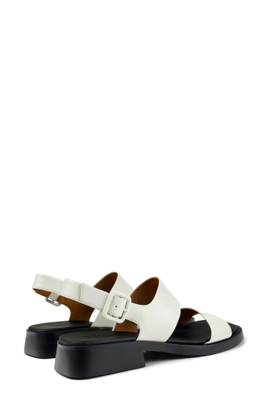 Camper Dana Sandal In White Natural
