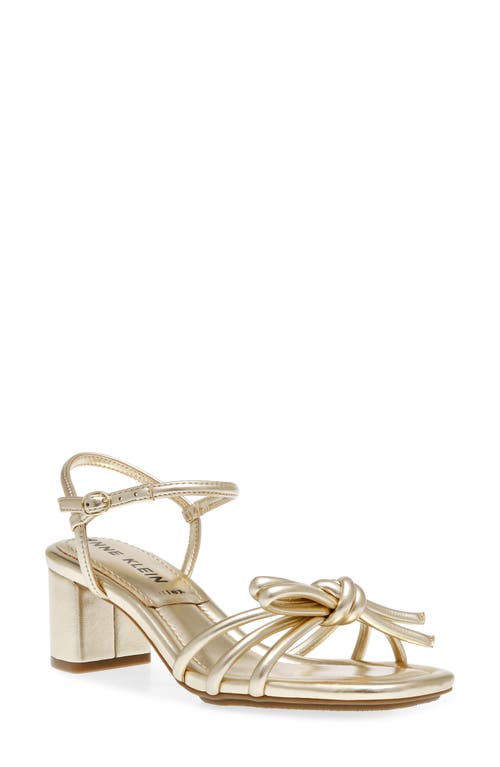 Anne Klein Strappy Sandal In Gold