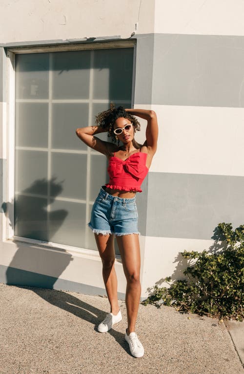 Petal And Pup Petal & Pup Bambi Crop Camisole In Red