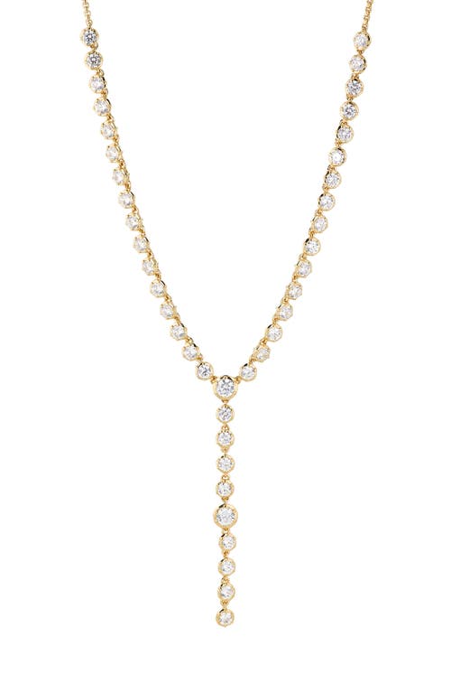 Nadri Cleo Slider Y-Necklace in Gold at Nordstrom