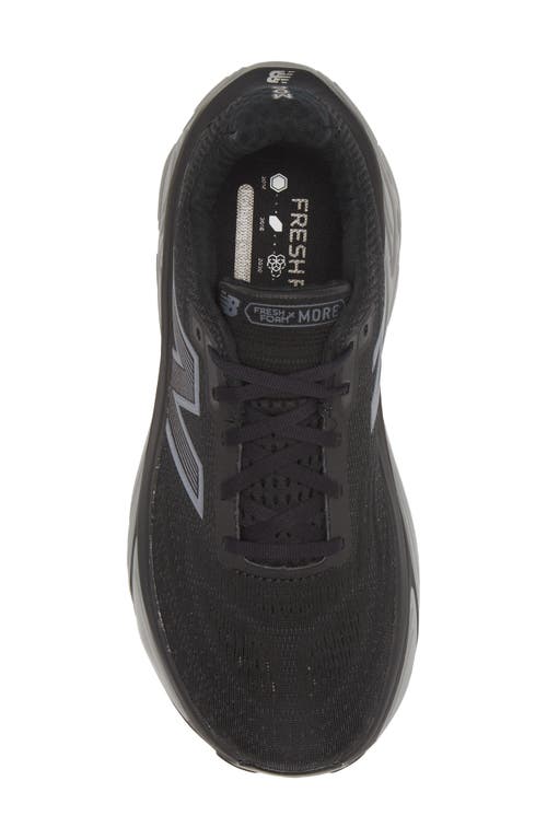 Shop New Balance Fresh Foam X More V5 Running Shoe In Black/linen