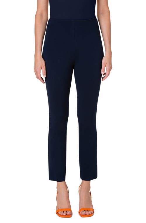 Akris punto Cindy Bootcut Jersey Pants Navy at Nordstrom,