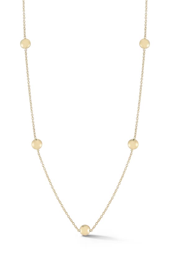 Ember Fine Jewelry 14k Gold Ball Station Necklace