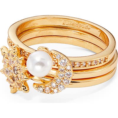 Kate Spade New York Stargaze Set Of 3 Rings