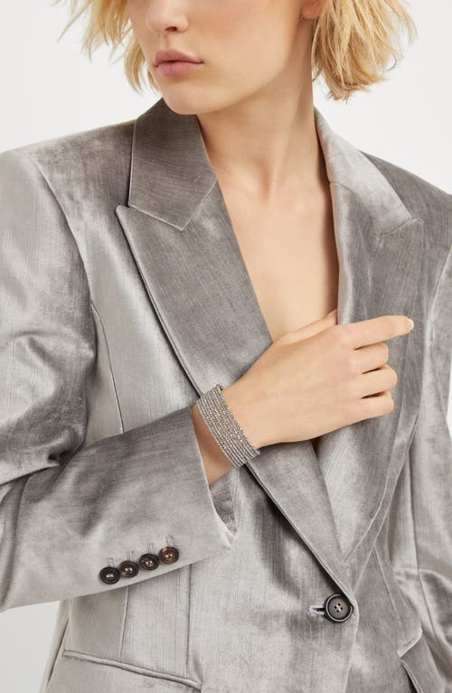 Shop Brunello Cucinelli Vetro And Sterling Silver Cuff