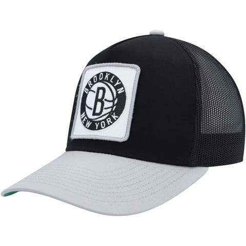 New York NY Rangers 2T XL-WORDMARK Grey-Black Fitted Hat by Mitch