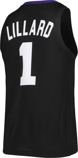 Damian Lillard Weber State Wildcats Original Retro Brand Alumni  Commemorative Classic Basketball Jersey - Black