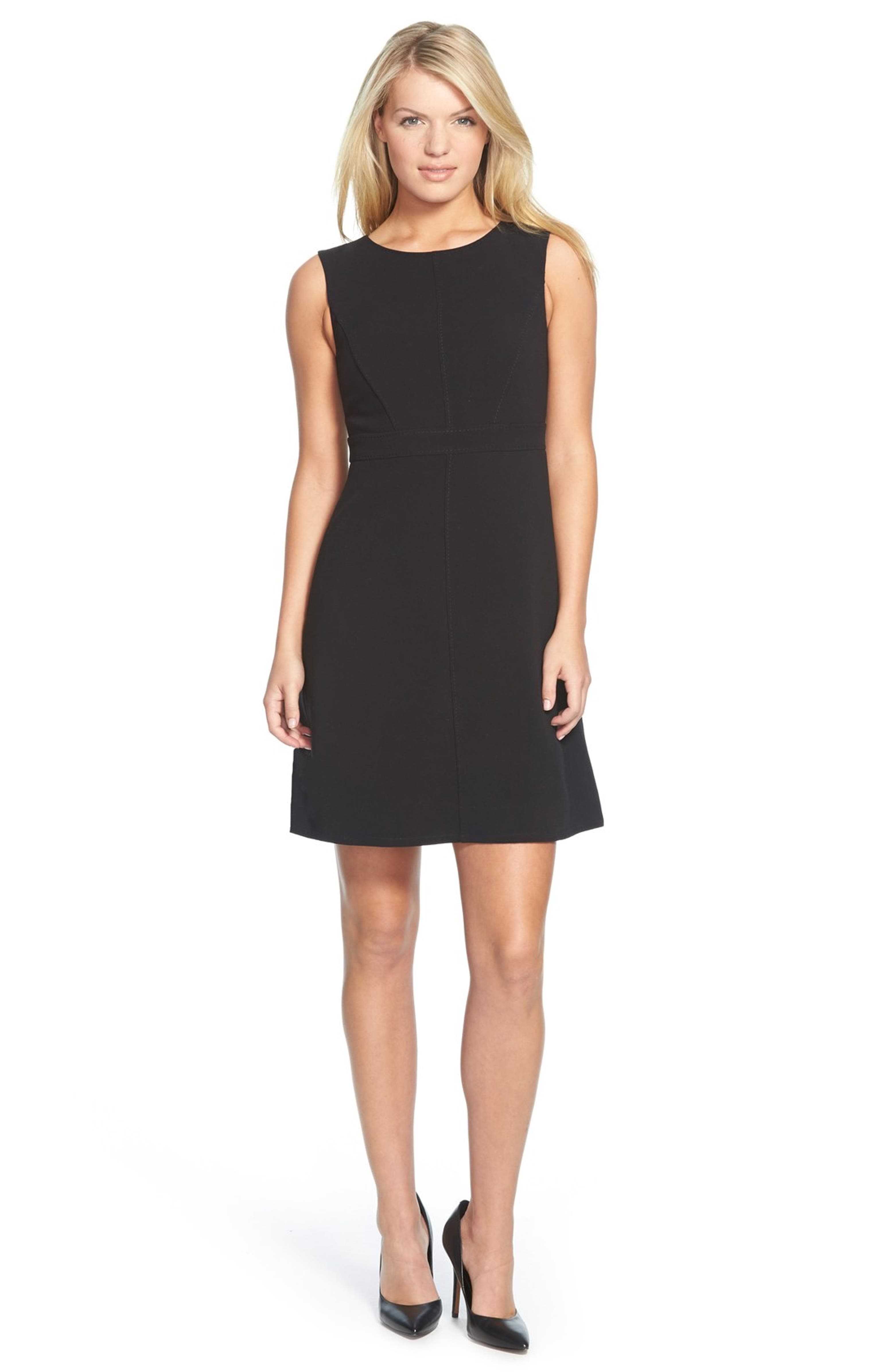 Halogen® Sleeveless A-Line Dress (Regular & Petite) | Nordstrom