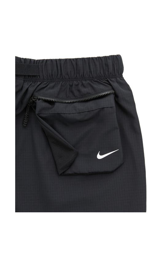 Shop Nike Voyage Cover-up Shorts In Black
