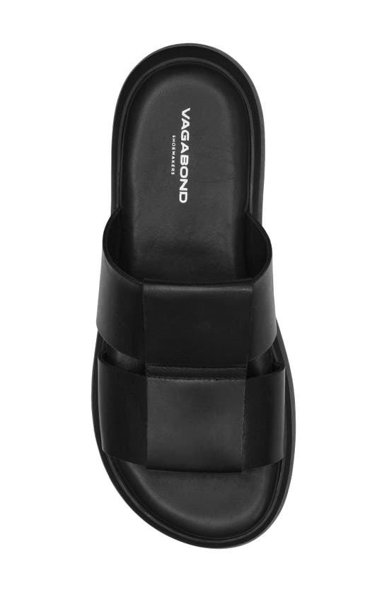 Shop Vagabond Shoemakers Nate Slide Sandal In Black