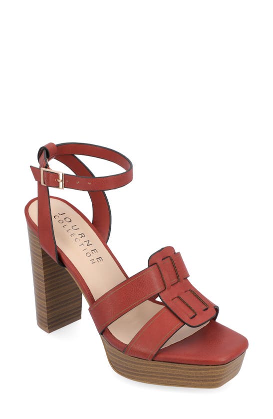 Journee Collection Tru Comfort Foam Mandilyn Platform Sandal In Clay