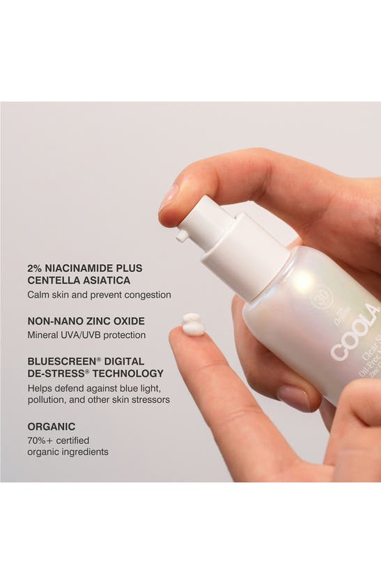 Shop Coola Clear Skin Oil-free Moisturizer Spf 30, 1.1 oz