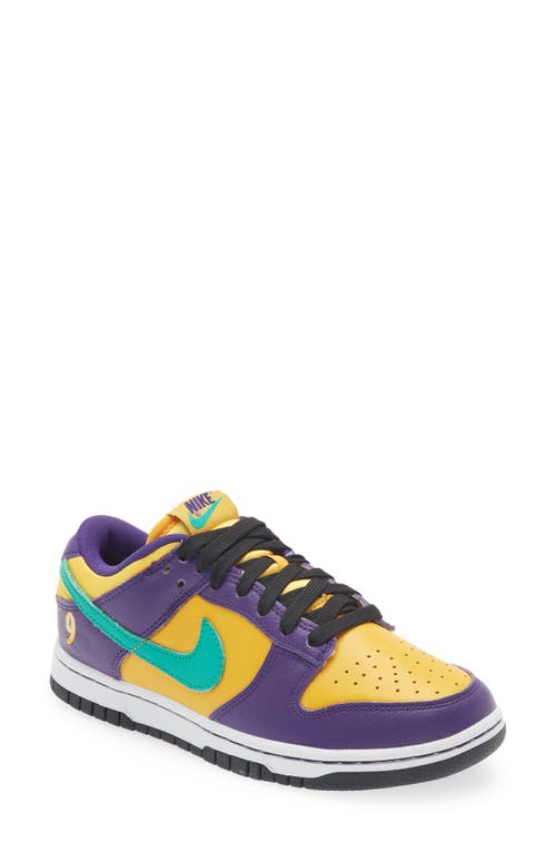 Nike Dunk Low Lx 'lisa Leslie' Basketball Sneaker In Court Purple/clear Emerald