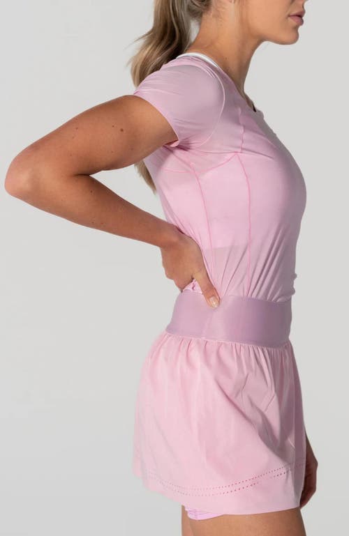 Avi Cross-court Pickleball Skirt In Pink Orchid