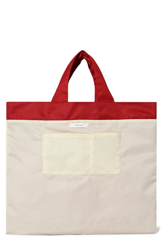 The Row Sam Tote Bag In Nylon In Bciv Bt Cry Ivry | ModeSens