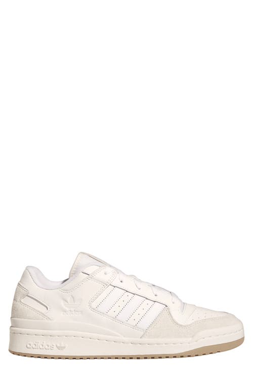 Shop Adidas Originals Adidas Forum Low Basketball Sneaker In Chalk White/crystal White