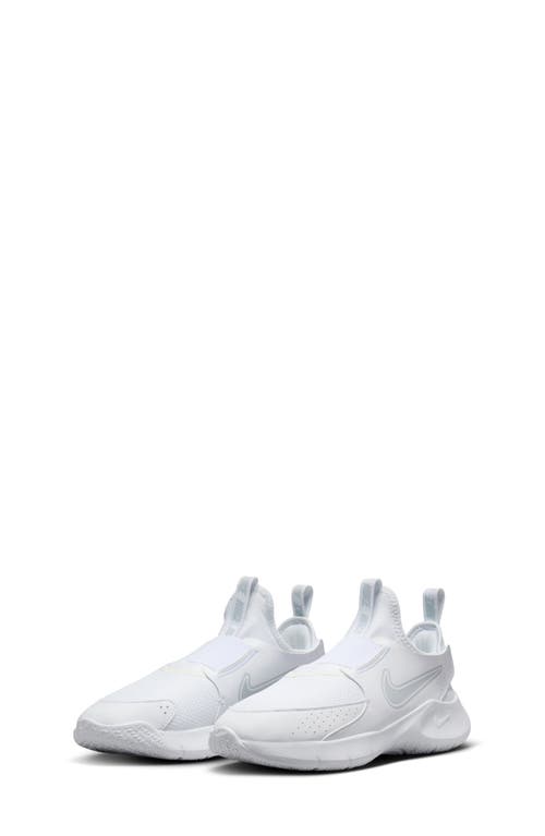 Nike Flex Runner 3 Slip-on Shoe In White/pure Platinum/white