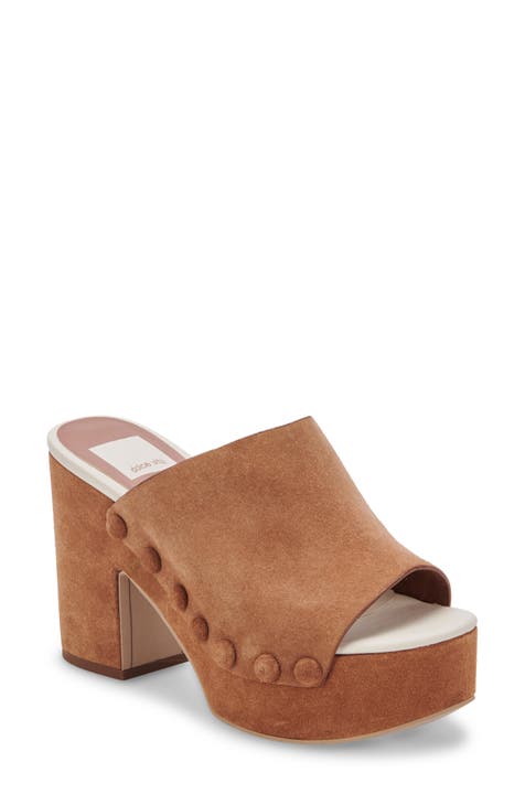 platform brown shoes