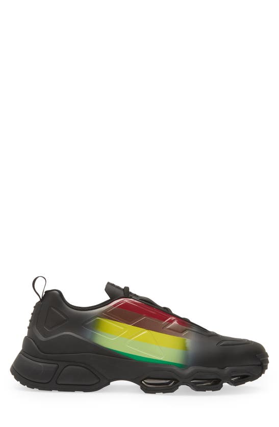 Prada Collision Cross Sneakers In Multi-colored