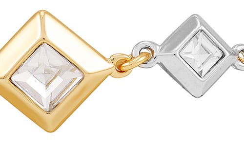 Vince Camuto Two-tone Crystal Slider Bracelet In Two-tone