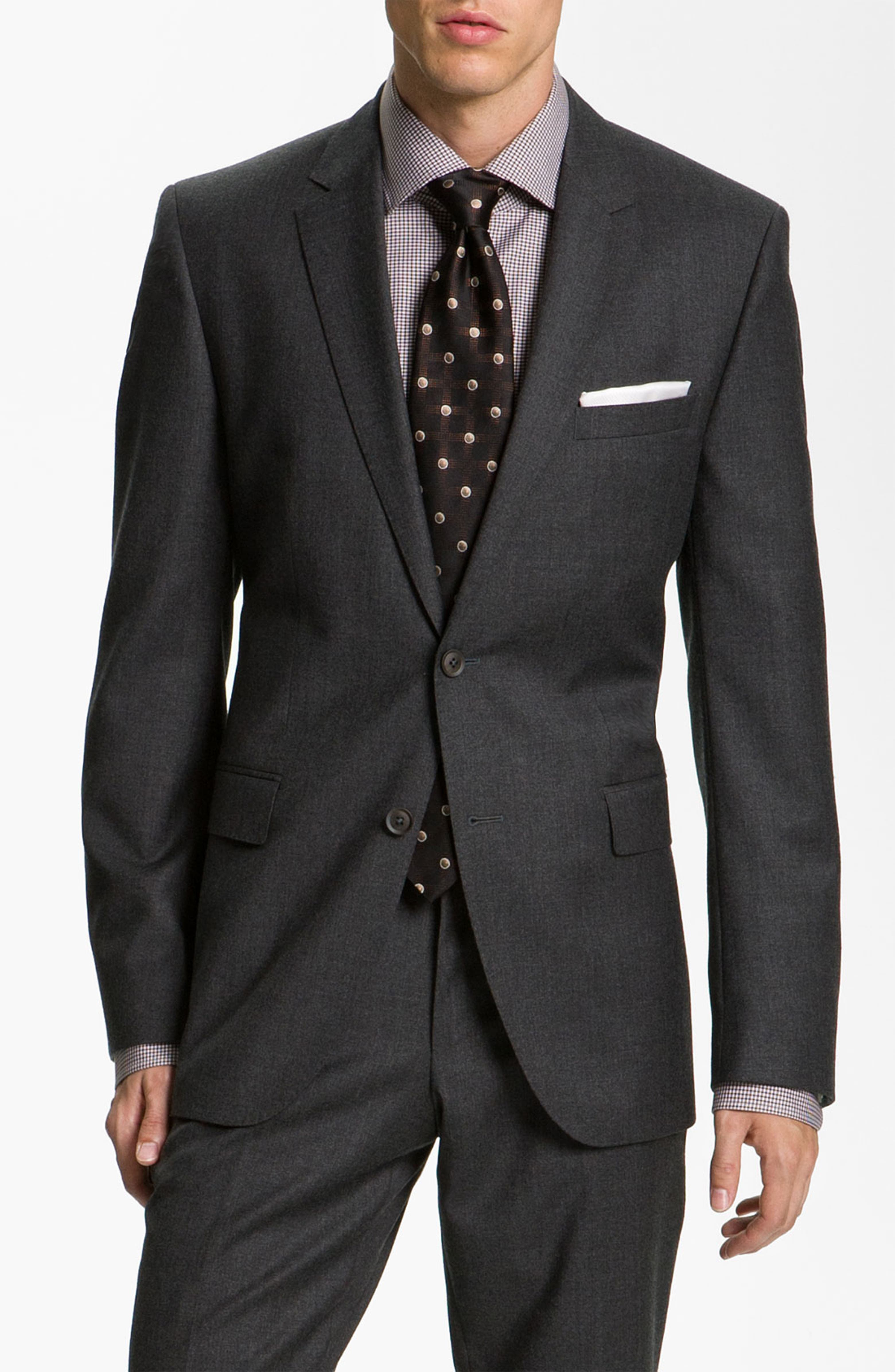 BOSS Black 'Key/Shaft' Trim Fit Suit | Nordstrom