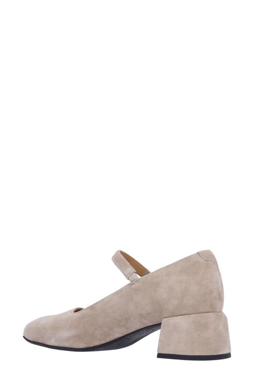 Shop L'amour Des Pieds Katriel Mary Jane Pump In Taupe