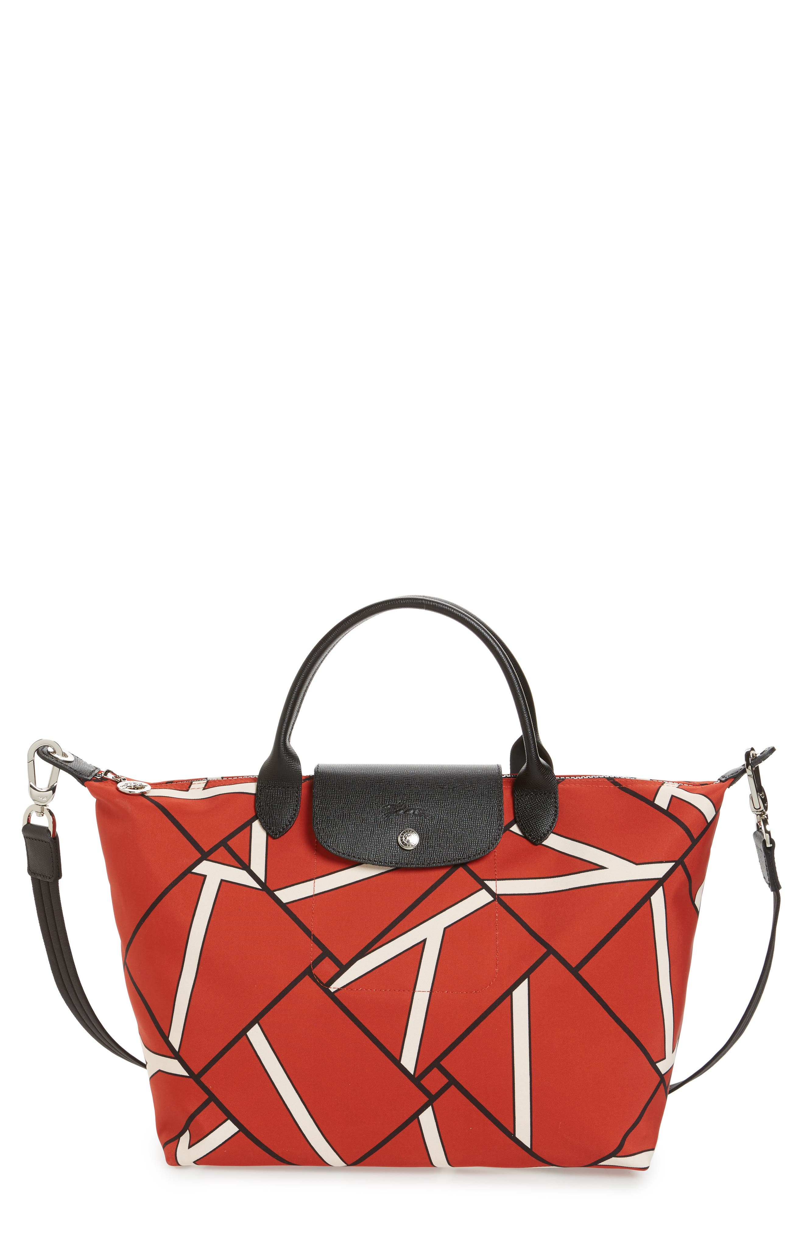 Longchamp Medium Le Pliage Neo Geo Print Tote Nordstrom