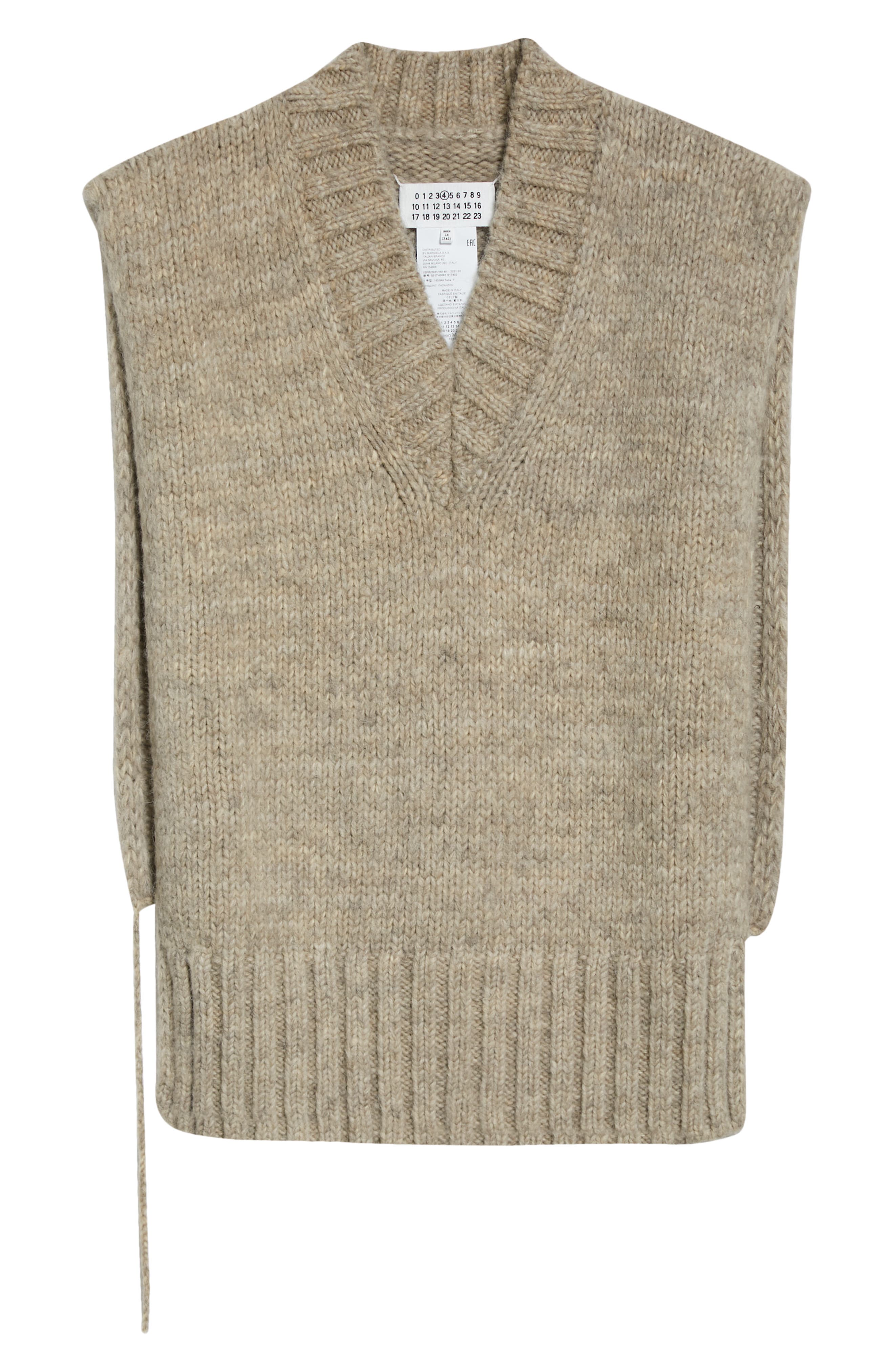 Maison Margiela Cotton Jumper in Blue Womens Clothing Jumpers and knitwear Sleeveless jumpers 