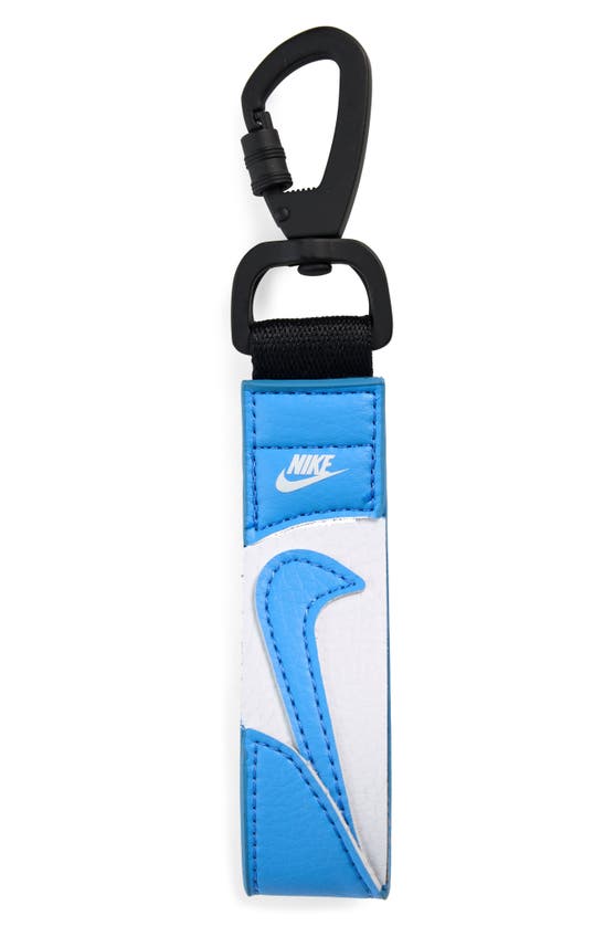 Shop Nike Premium Key Fob In University Blue/ White