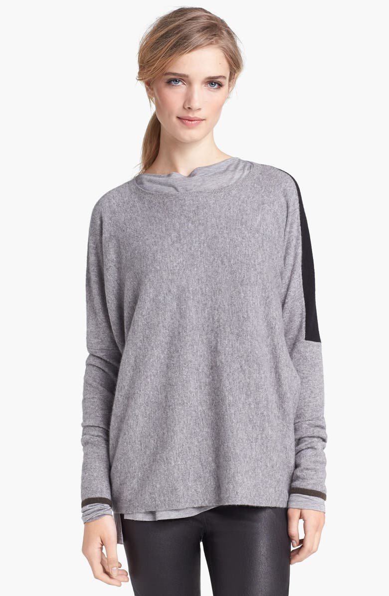 Vince Colorblock Crewneck Relaxed Cashmere Sweater | Nordstrom