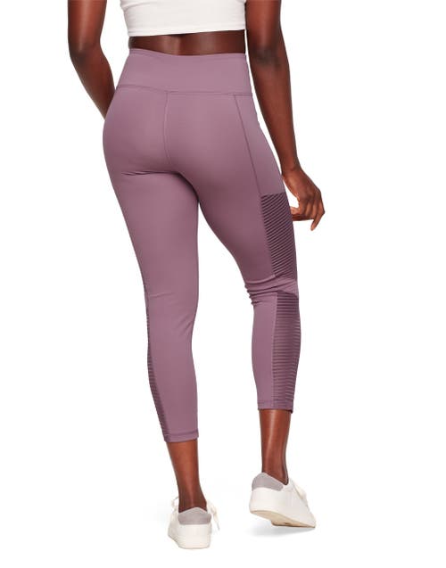 ADORE ME ADORE ME CALI ACTIVE 7/8 LEGGING WITH STRIPED MESH 