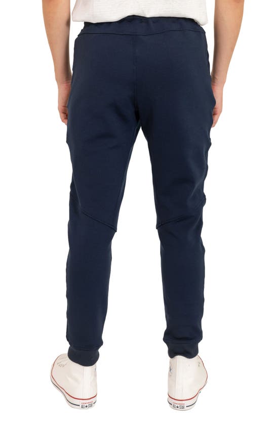 Shop Pino By Pinoporte Cotton Blend Joggers In Navy