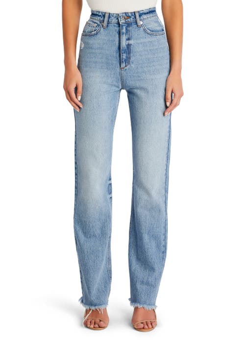 Shop Ser.o.ya Brooklyn High Rise Straight Jean In High Tide