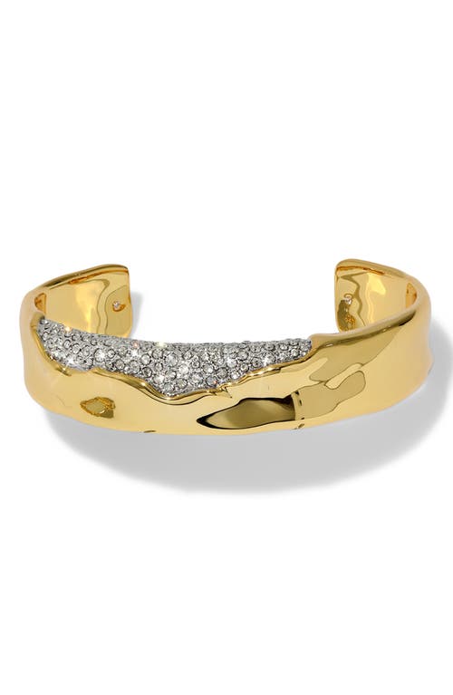 Alexis Bittar Solanales Crystal Cuff Bracelet in Crystals/Gold at Nordstrom