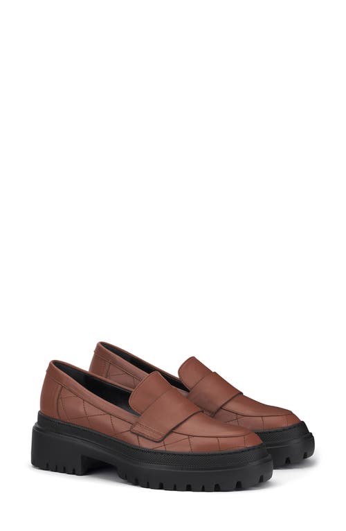 Shop Agl Attilio Giusti Leombruni Agl Mary Soft Platform Loafer In Cacao