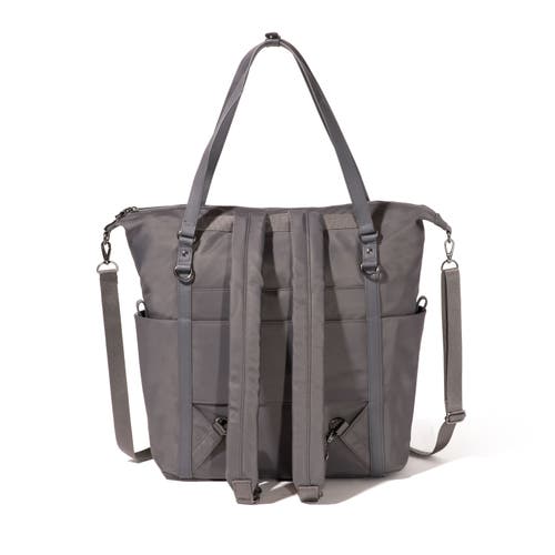 Baggallini Nolita Convertible Backpack In Smoke Twill