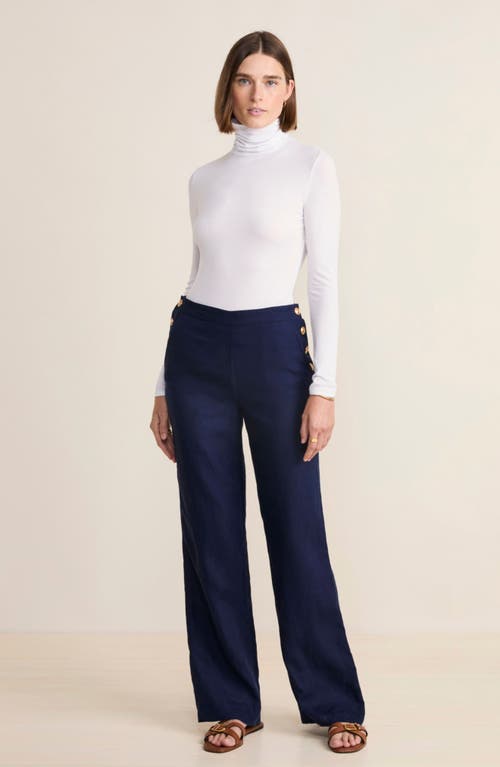 Shop Vineyard Vines Piqué Turtleneck In White Cap