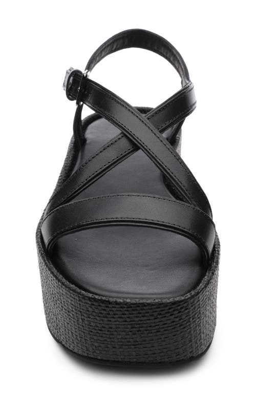 Shop Sanctuary Define Platform Sandal In Black/black