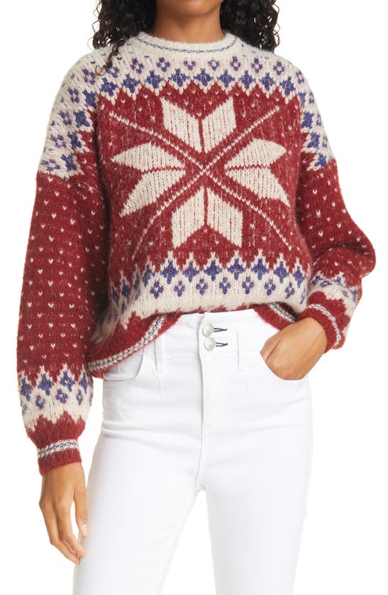 RAG & BONE FAIR ISLE CREWNECK SWEATER
