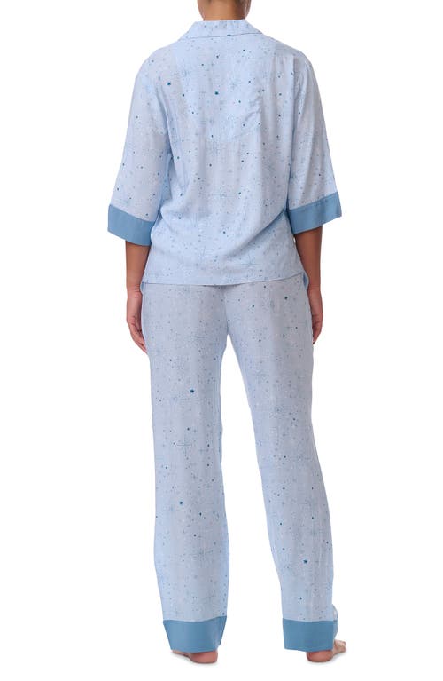 Splendid Print Pajamas In Hghway Celestial
