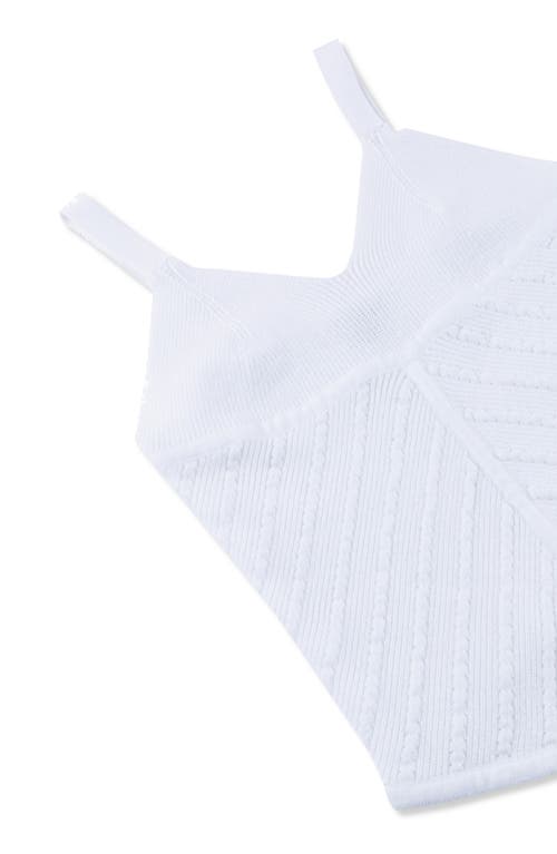Habitual Kids Kids' Handkerchief Hem Sweater Camisole In White